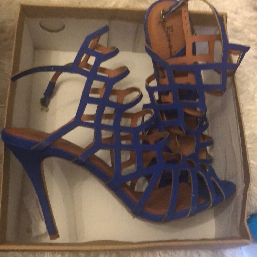 Royal blue heels